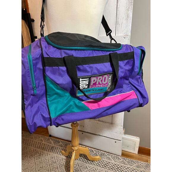 RARE Vintage Dunlop Pro Duffle Bag - Picture 1 of 10